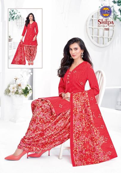 Mfc shilpa vol 7 cotton dress material online wholesale